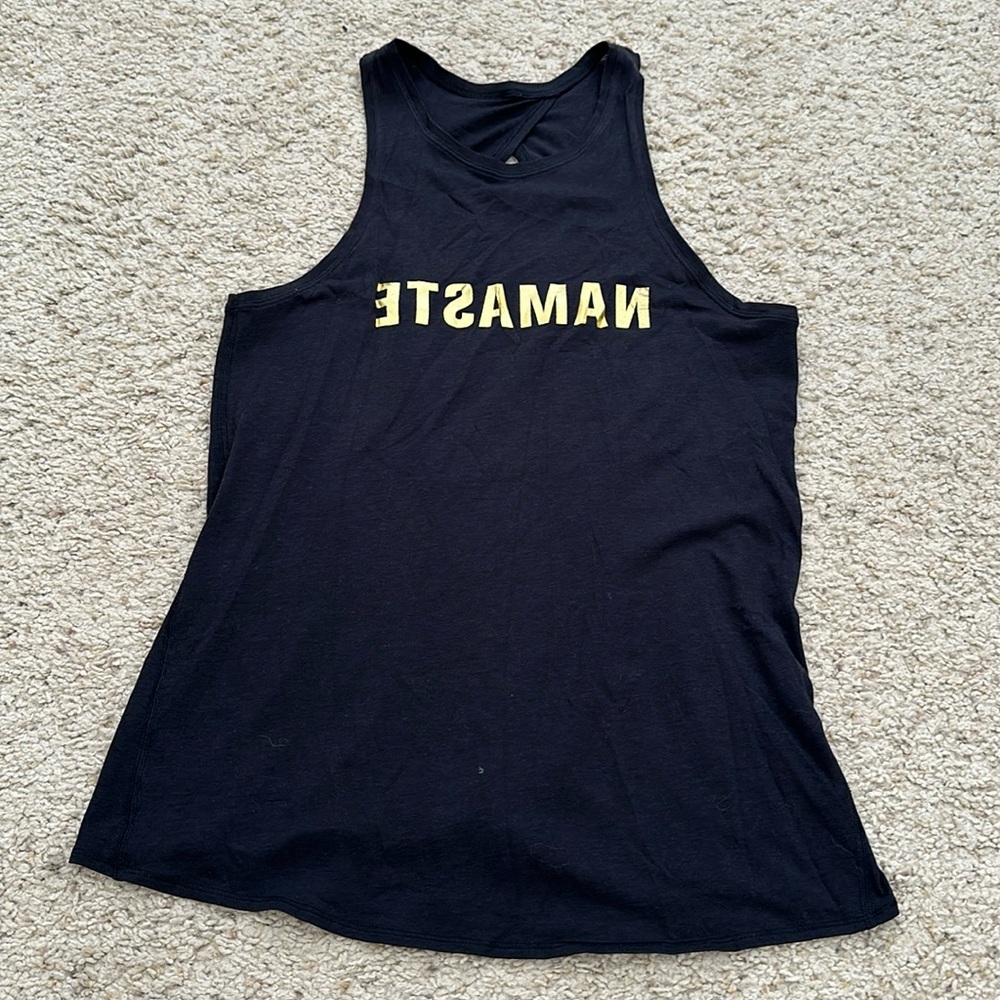 Lululemon all tied up tank - namaste